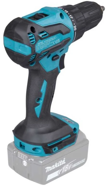 Makita DHP490Z Akumuliatorinis smūginis gręžtuvas 18V, BL, 13mm, 65 Nm, Be akumuliatorių ir kroviklio!