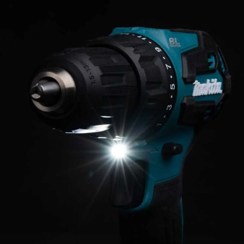 Makita DHP490Z Akumuliatorinis smūginis gręžtuvas 18V, BL, 13mm, 65 Nm, Be akumuliatorių ir kroviklio!