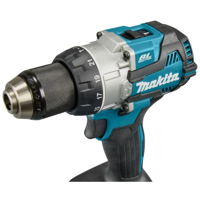 Makita DHP489Z gręžtuvas su metaliniu griebtuvu