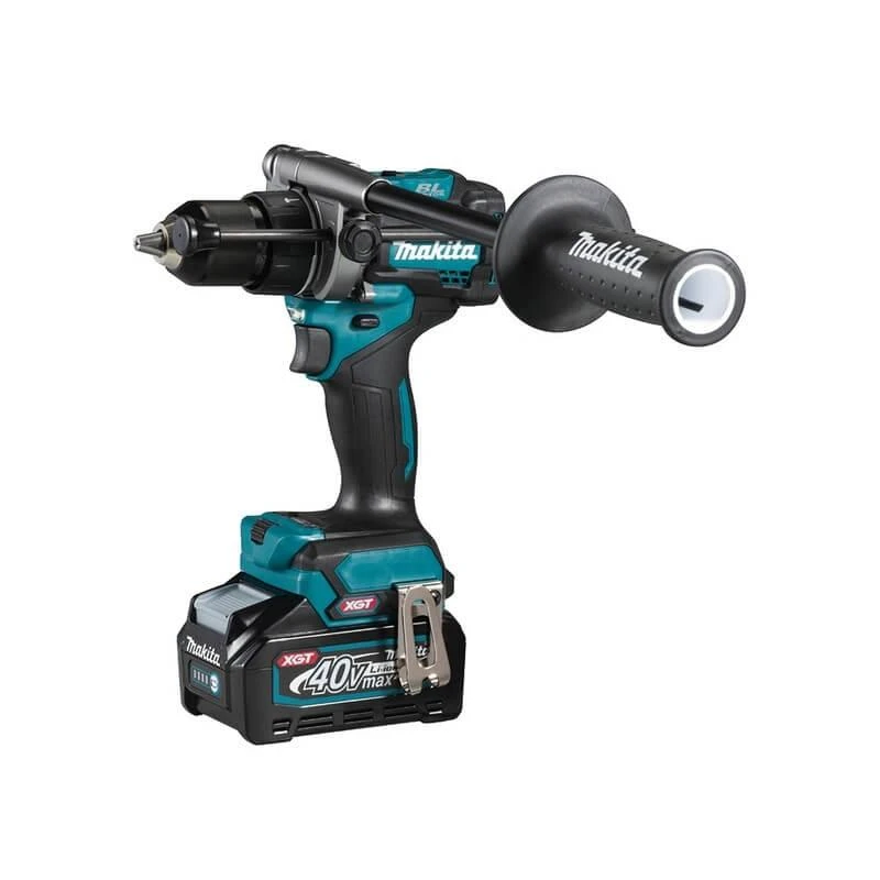 Makita HP001G su 40V akumuliatoriumi ir šonine rankena