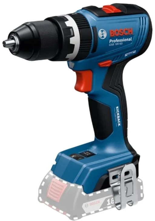Bosch GSB 18V-65 (be akumuliatoriaus ir kroviklio; C) be akumuliatoriaus ir kroviklio