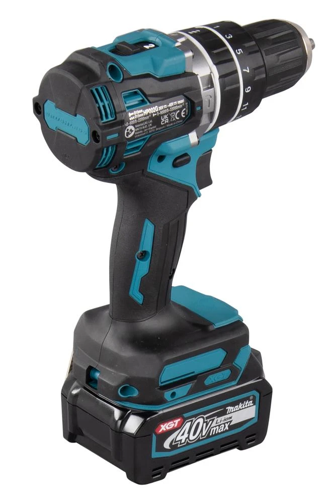 Akumuliatorinis smūginis gręžtuvas-suktuvas Makita HP002GD201 40V Max XGT