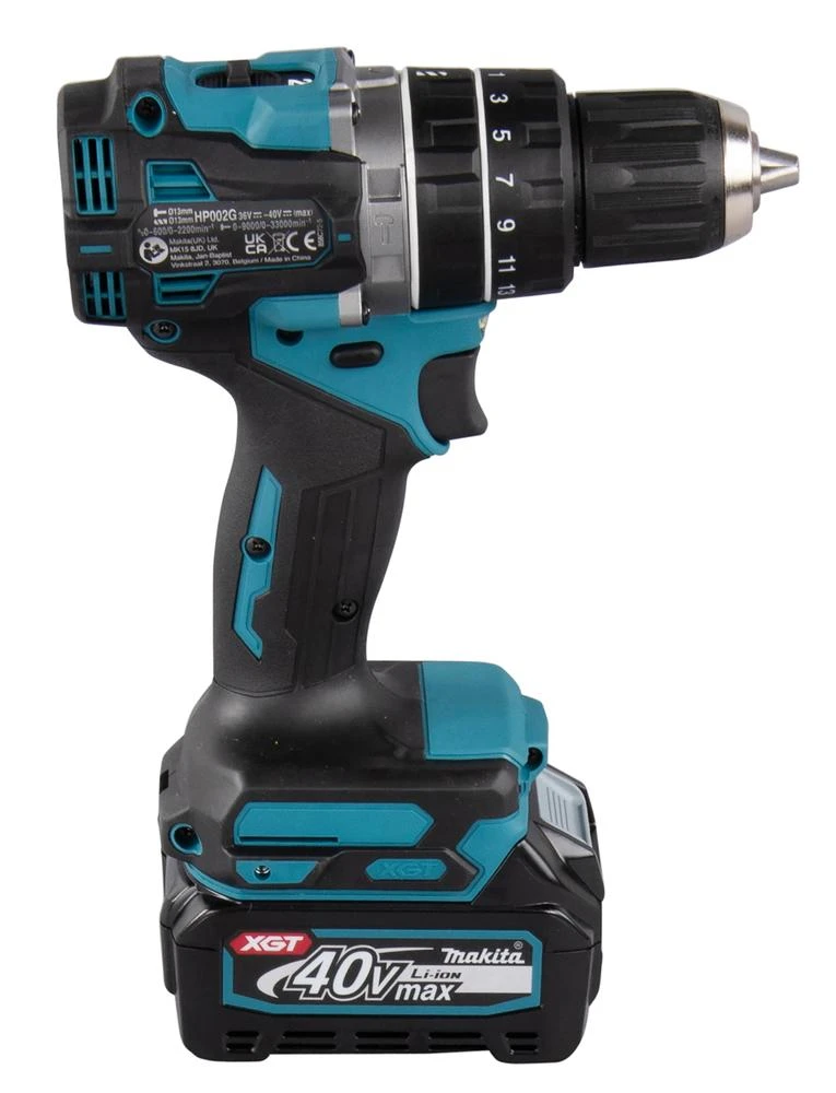 Akumuliatorinis smūginis gręžtuvas-suktuvas Makita HP002GD201 40V Max XGT