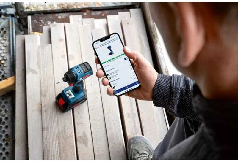 Bosch akumuliatorinis suktuvas su Bluetooth sąsaja išmaniesiems