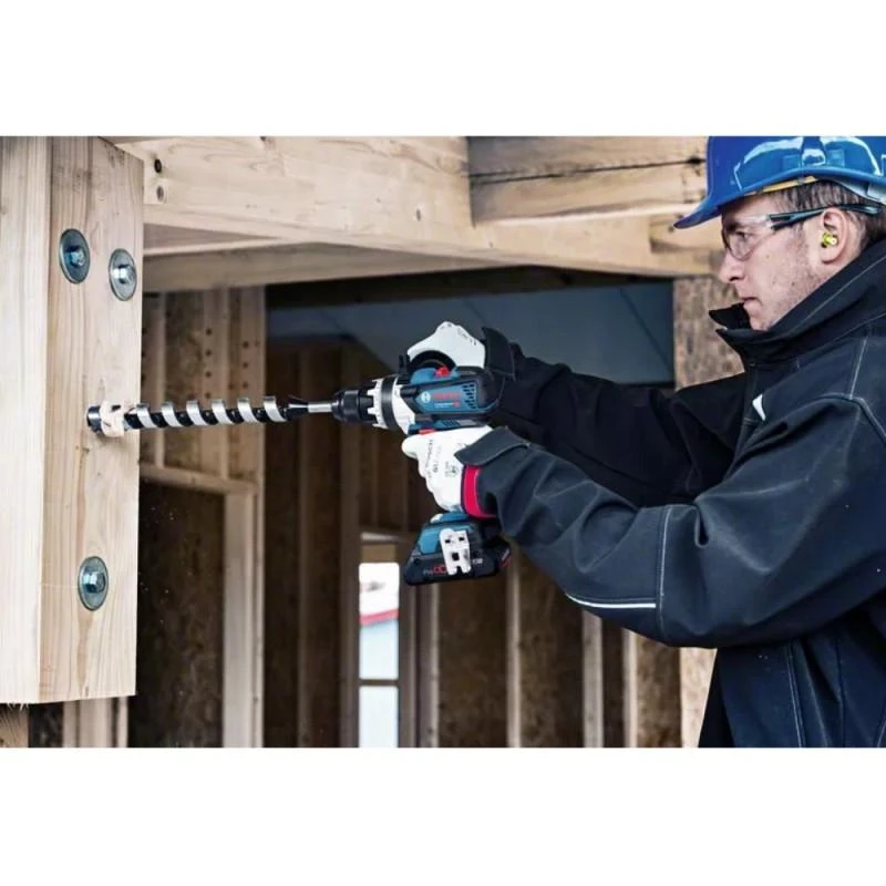 BOSCH smūginis suktuvas- gręžtuvas GSB 18V-110 C be akumuliatoriaus ir kroviklio 06019G030A