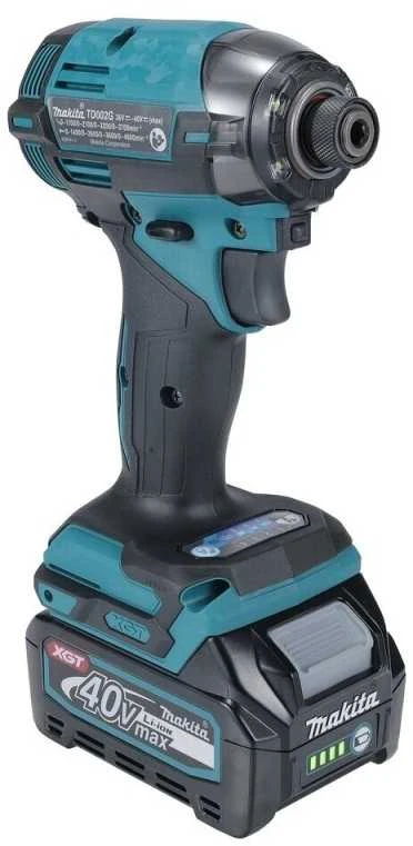 Makita TD002GZ01 Smūginis suktuvas XGT, 1/4", 220Nm, bešepetėlinis variklis, "Z" versija - komplektuojamas be akumuliatoriaus ir kroviklio