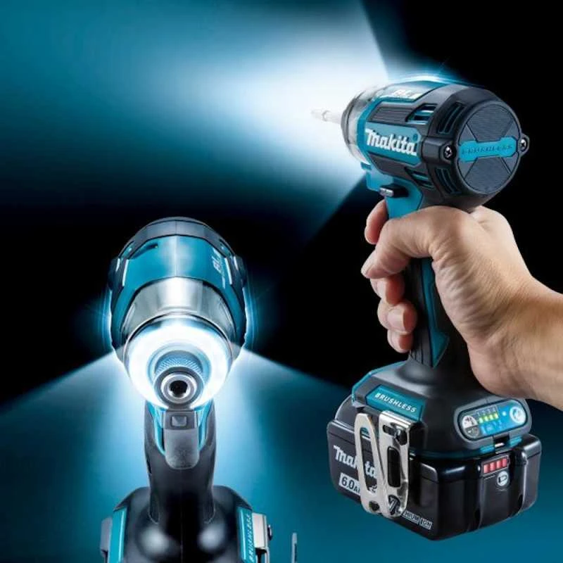 Makita DTD173Z Akumuliatorinis smūginis suktuvas, 18 V,Li-ion, 180 Nm, LED, Neturintis šepetėlių variklis, XPT, Be akumuliatorių ir kroviklio!
