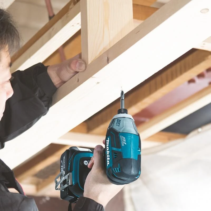 Makita DTS141Z Akumuliatorinis smūginis suktuvas, 18 V,OIL IMPULS, BL-motor, Be akumuliatorių ir kroviklio!