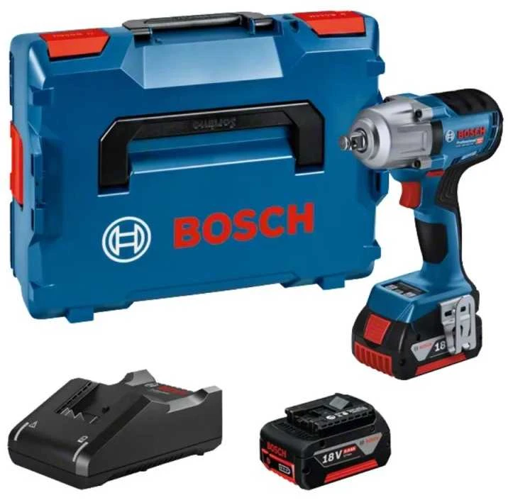 Bosch GDS 18V-450 HC 2x5.0Ah GAL 18V-40, LB