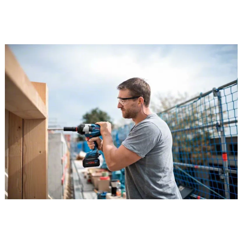 Bosch GDS 18V-1050 H, LB be akumuliatoriaus ir kroviklio