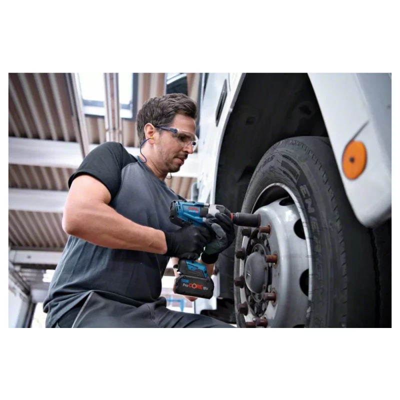 Bosch GDS 18V-1050 H, LB be akumuliatoriaus ir kroviklio