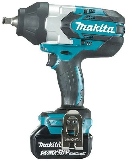 Makita DTW1002RTJ Akumuliatorinis smūginis veržliasukis 18V, 2x5,0Ah Li-ion, 1200 Nm, 1/2", LED, MAKPACK