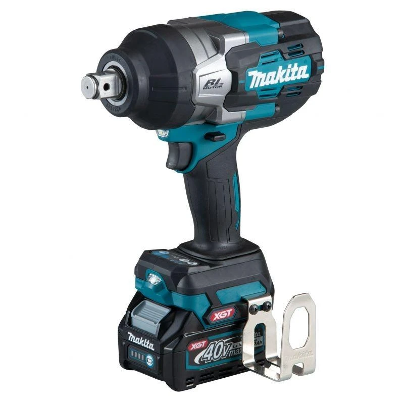 Makita TW001GM201 Smūginis veržliasukis XGT, 3/4", 1800Nm, 2xLED, bešepetėlinis variklis, 2X4,0Ah, greitasis kroviklis; MAKPAC lagaminas