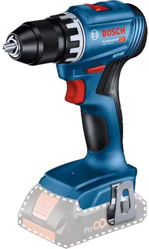 Bosch GSR 18V-45 gręžtuvas su metaliniu diržo laikikliu