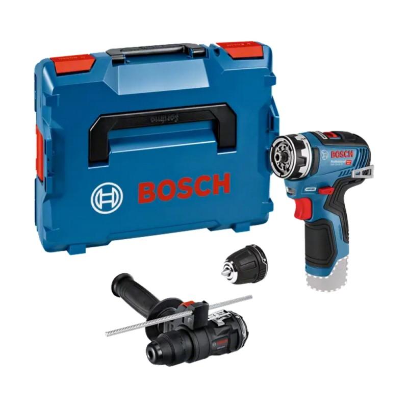 Akumuliatorinis suktuvas-gręžtuvas BOSCH GSR 12V-35 FC Solo su priedais ...