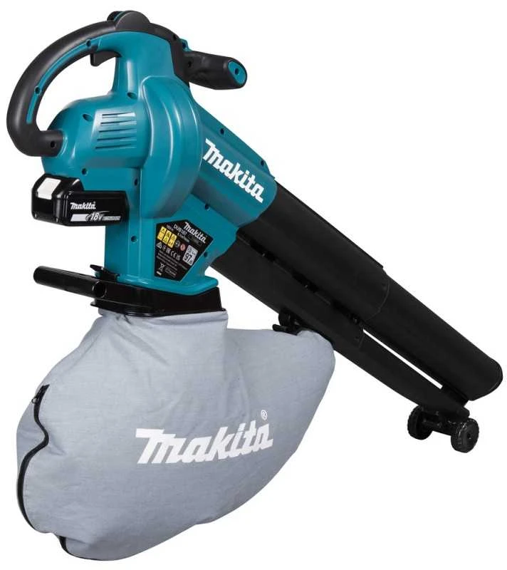 Makita DUB187T002 Cordless Blower Vacuum, 18 V, 1x 5,0Ah, DC18RC, Li-ion, BL-motor