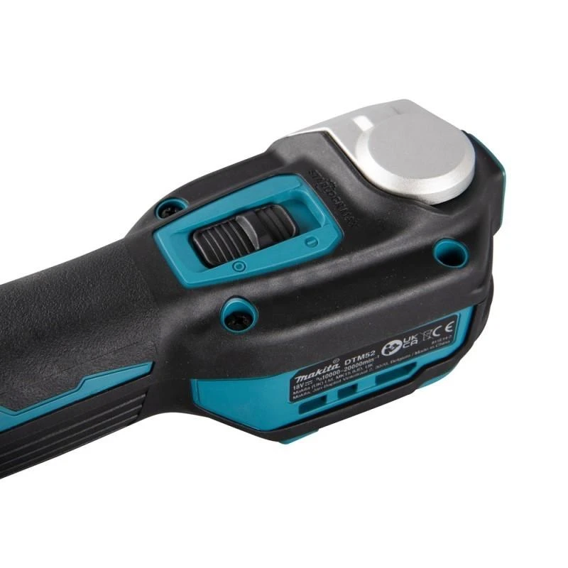 Makita DTM52ZJX4 Akumuliatorinis universalus švytuoklinis įrankis 18V, 10000-20000 jud/min, judesio kampas 3,2°,Starlock MAX, BL-motor, Be akumuliatorių ir kroviklio!