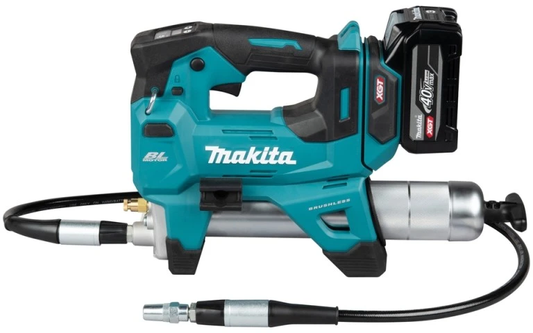 Akumuliatorinis tepalo presas Makita GP001G su 40V baterija