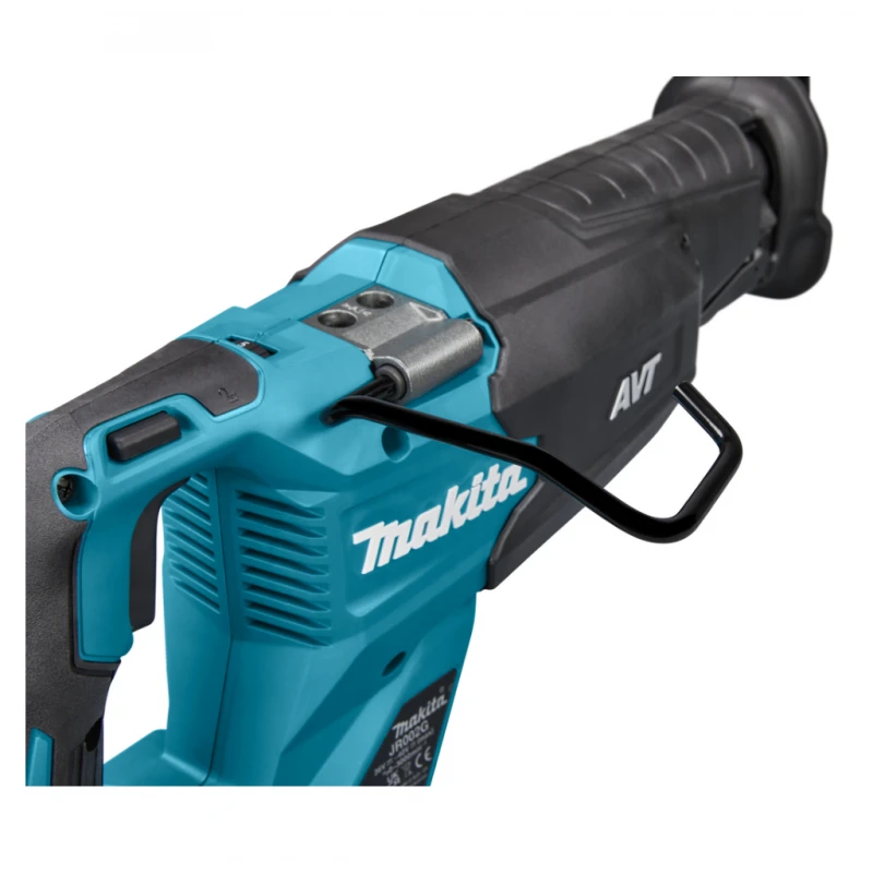 Makita JR002GZ Reciprocating saw XGT, 32mm stroke; švytuoklinio pjovimo funkcija, AVT; greitas ašmenų keitimas; bešepetėlinis variklis, "Z" versija - komplektuojamas be akumuliatoriaus ir kroviklio