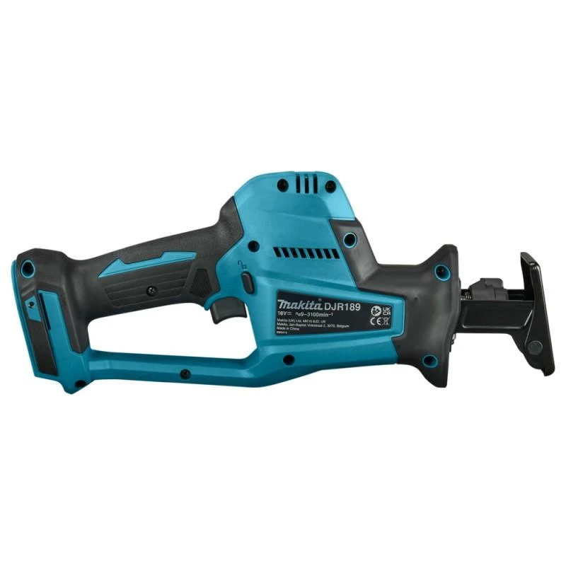 Makita DJR189Z Akumuliatorinis tiesinis pjūklas 18 V, 0 - 3100SPM, 22mm, Be akumuliatorių ir kroviklio!