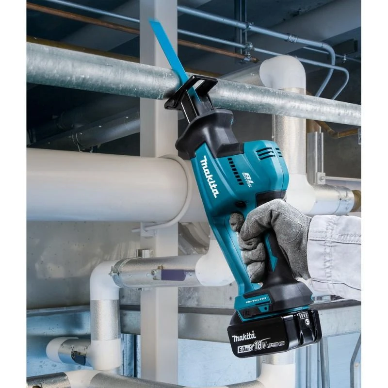 Makita DJR189Z Akumuliatorinis tiesinis pjūklas 18 V, 0 - 3100SPM, 22mm, Be akumuliatorių ir kroviklio!