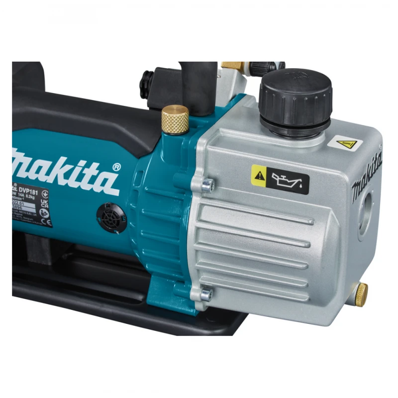 Makita DVP181ZK Akumuliatorinis vakuuminis siurblys, 18V, 113 L/min, 3 Pa, Be akumuliatorių ir kroviklio!