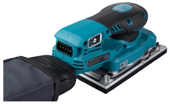 Makita BO007CGZ Akumuliatorinis vibracinis šlifuoklis XGT 40V, 80X130mm, ø2mm, AWS (be AWS lusto), Be akumuliatorių ir kroviklio!