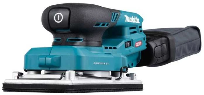Makita BO007CGZ Akumuliatorinis vibracinis šlifuoklis XGT 40V, 80X130mm, ø2mm, AWS (be AWS lusto), Be akumuliatorių ir kroviklio!