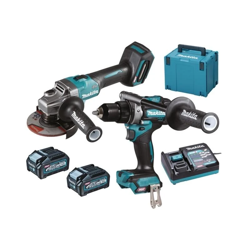 Makita XGT 40V įrankių komplektas su priedais