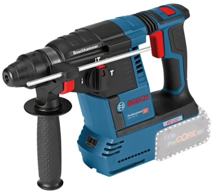 Akumuliatorinių įrankių rinkinys BOSCH 18V GBH+GSB+GWS