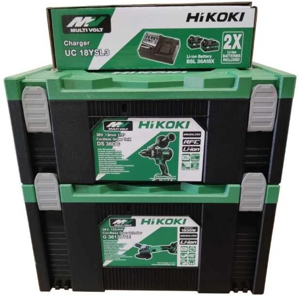 Akumuliatorinių įrankių rinkinys HiKOKI KC36MV002+