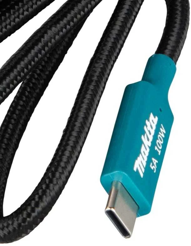 Makita USB-C įkrovimo laidas su 100W galia