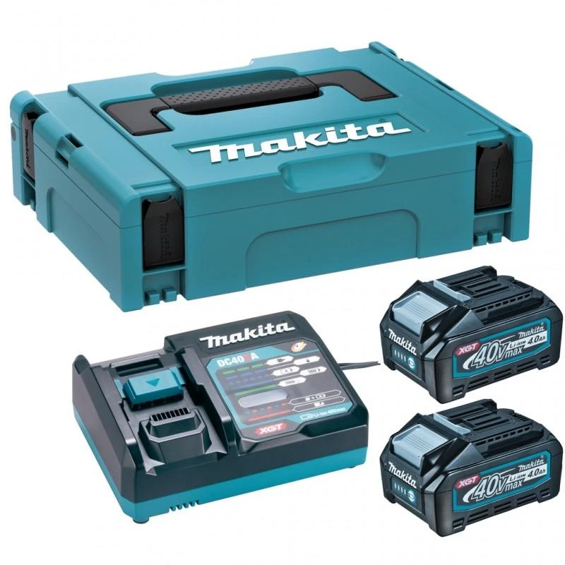 Makita XGT akumuliatorių rinkinys su lagaminu