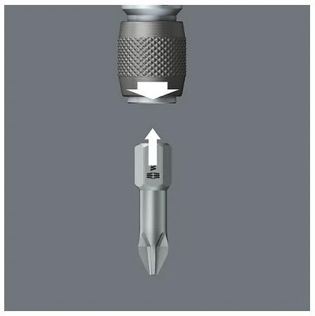 Antgalių laikiklis WERA 784 C/1 1/2"x1/4"
