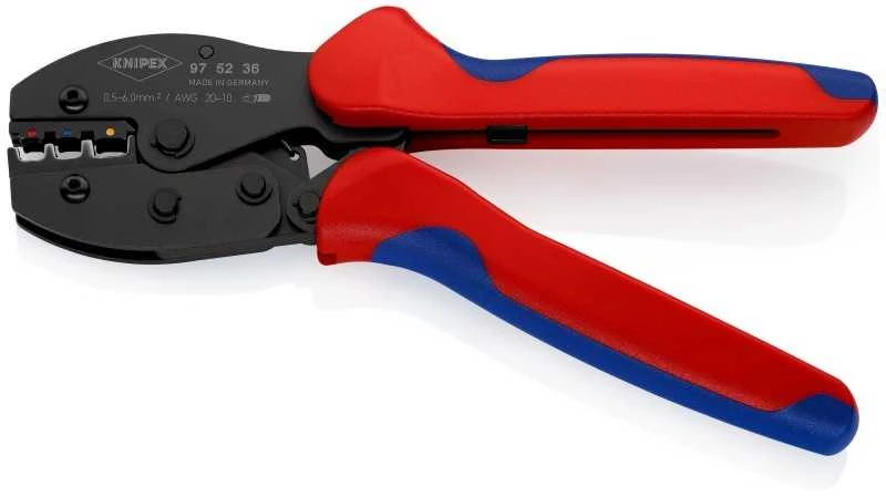 Laidų antgalių užspaudimo replės 0,5-6mm2, Knipex