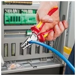 Laidų antgalių užspaudimo replės 0.25 - 16mm2, Knipex