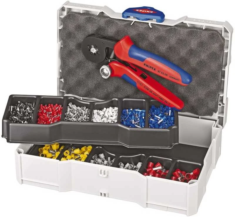 Antgalių presavimo replės su antgaliais KNIPEX 97 90 09