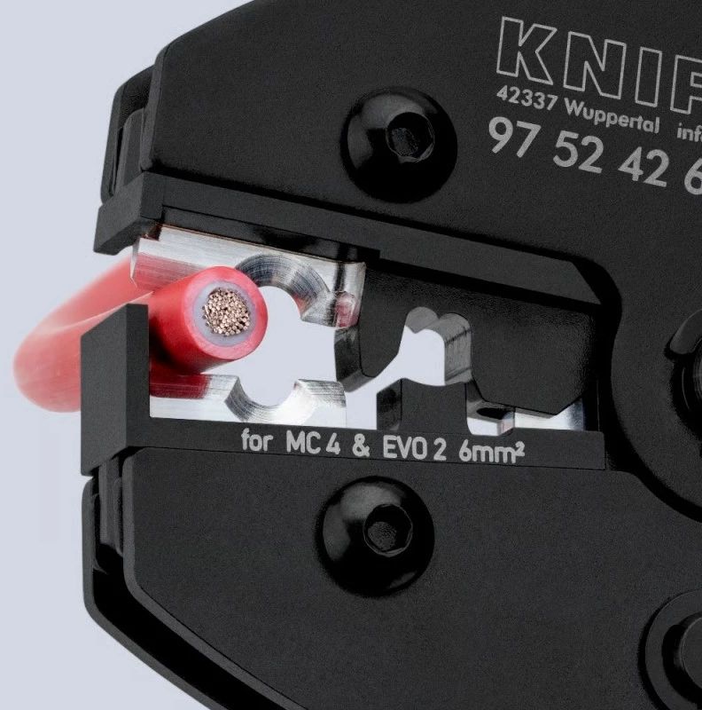 Antgalių užspaudimo replės KNIPEX MC4/MC4 Evo2