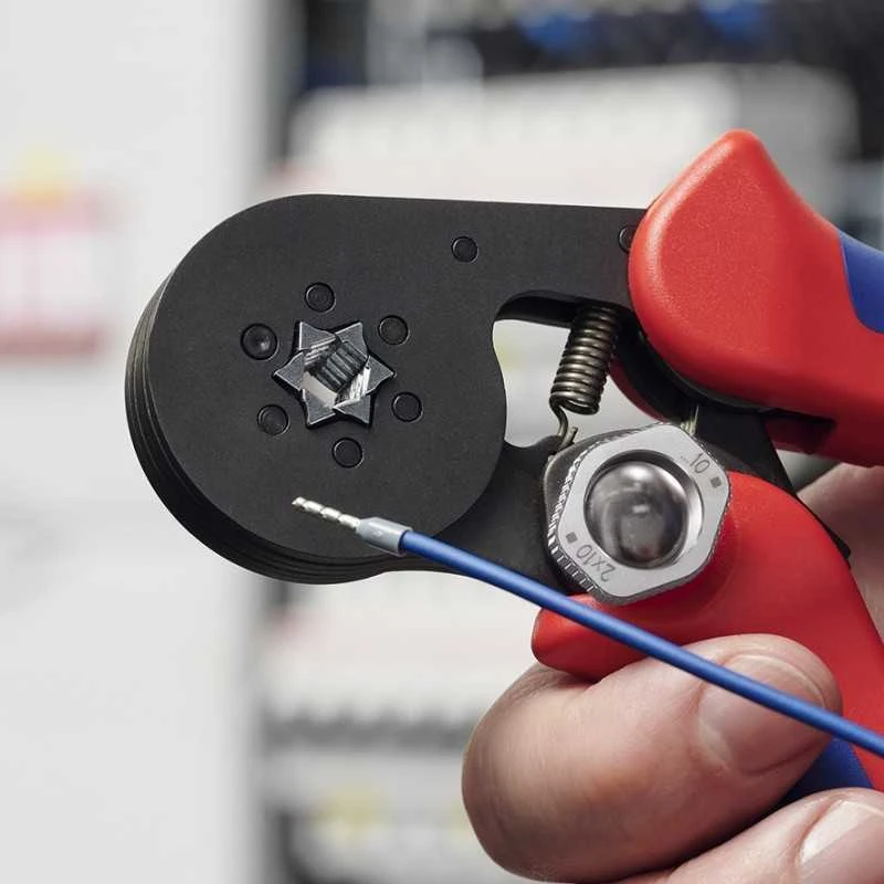 Antgalių užspaudimo replės su savaiminiu susireguliavimu KNIPEX 975314