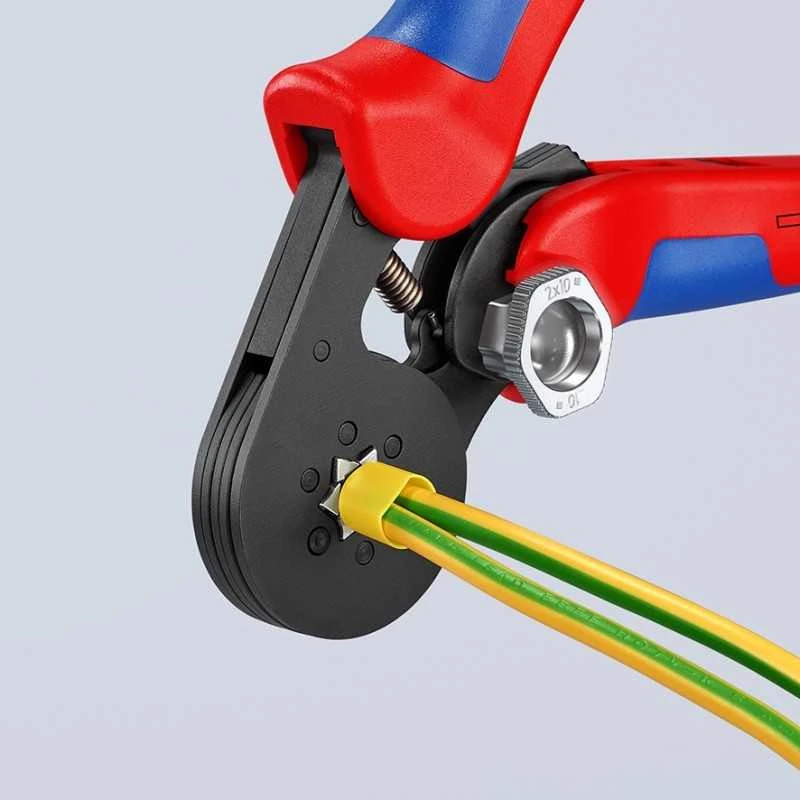 Antgalių užspaudimo replės su savaiminiu susireguliavimu KNIPEX 975314