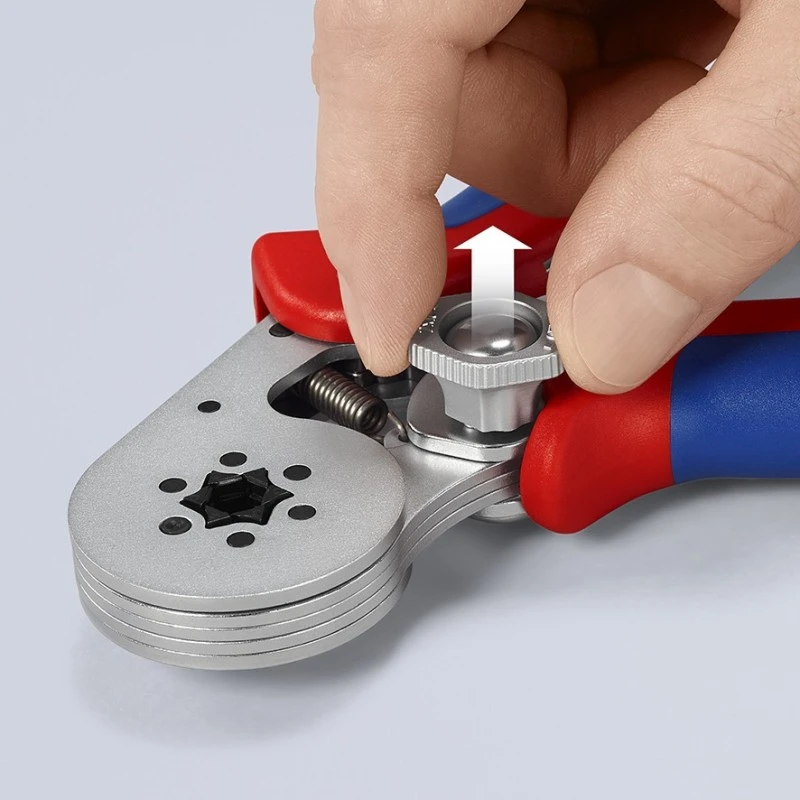 Antgalių užspaudimo replės su savaiminiu susireguliavimu KNIPEX 975514