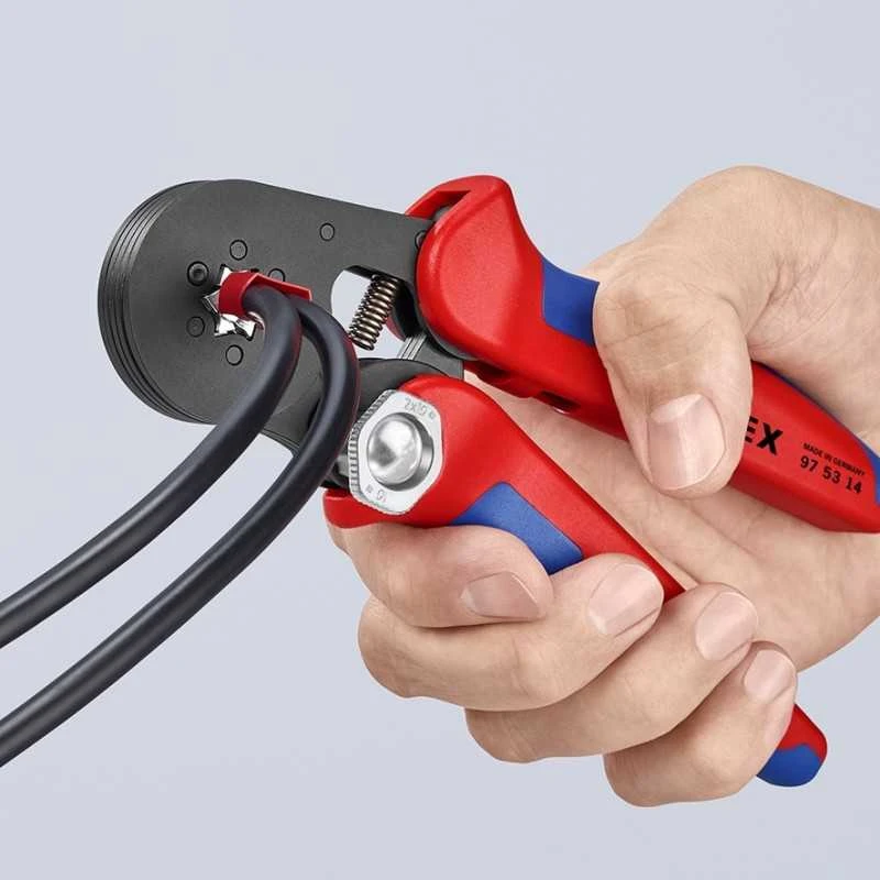 Antgalių užspaudimo replės su savaiminiu susireguliavimu KNIPEX 975314