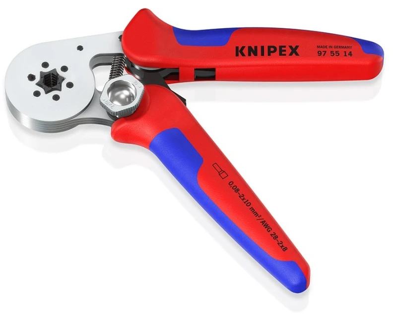 Antgalių užspaudimo replės su savaiminiu susireguliavimu KNIPEX 975514