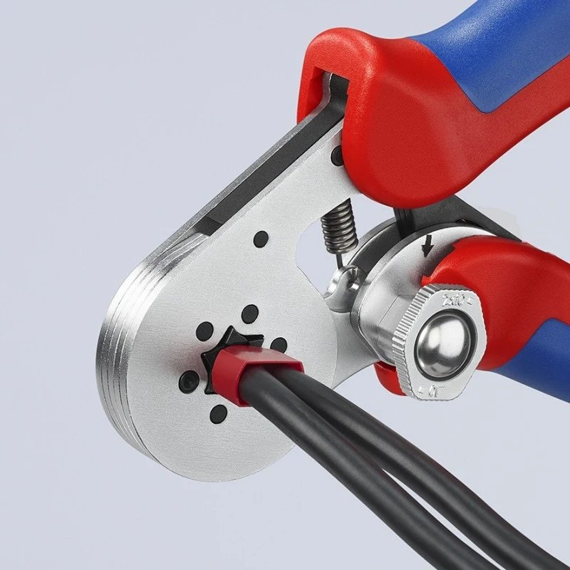 Antgalių užspaudimo replės su savaiminiu susireguliavimu KNIPEX 975514