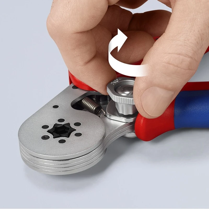 Antgalių užspaudimo replės su savaiminiu susireguliavimu KNIPEX 975514