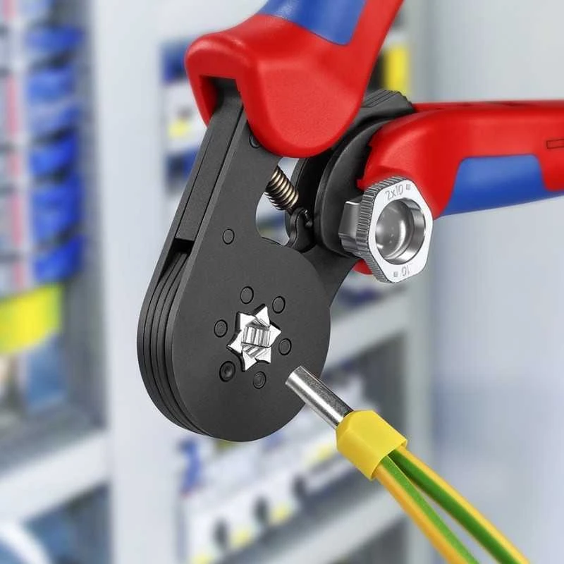 Antgalių užspaudimo replės su savaiminiu susireguliavimu KNIPEX 975314
