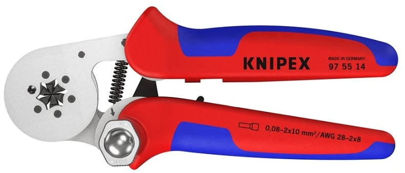 Antgalių užspaudimo replės su savaiminiu susireguliavimu KNIPEX 975514