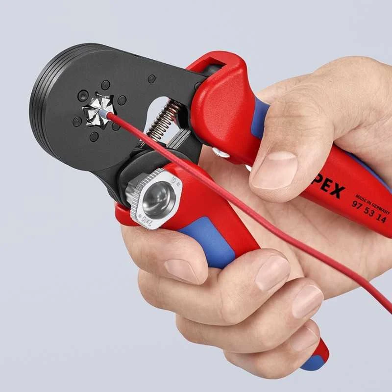Antgalių užspaudimo replės su savaiminiu susireguliavimu KNIPEX 975314