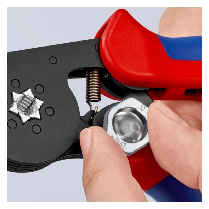 Antgalių užspaudimo replės su savaiminiu susireguliavimu KNIPEX 975314