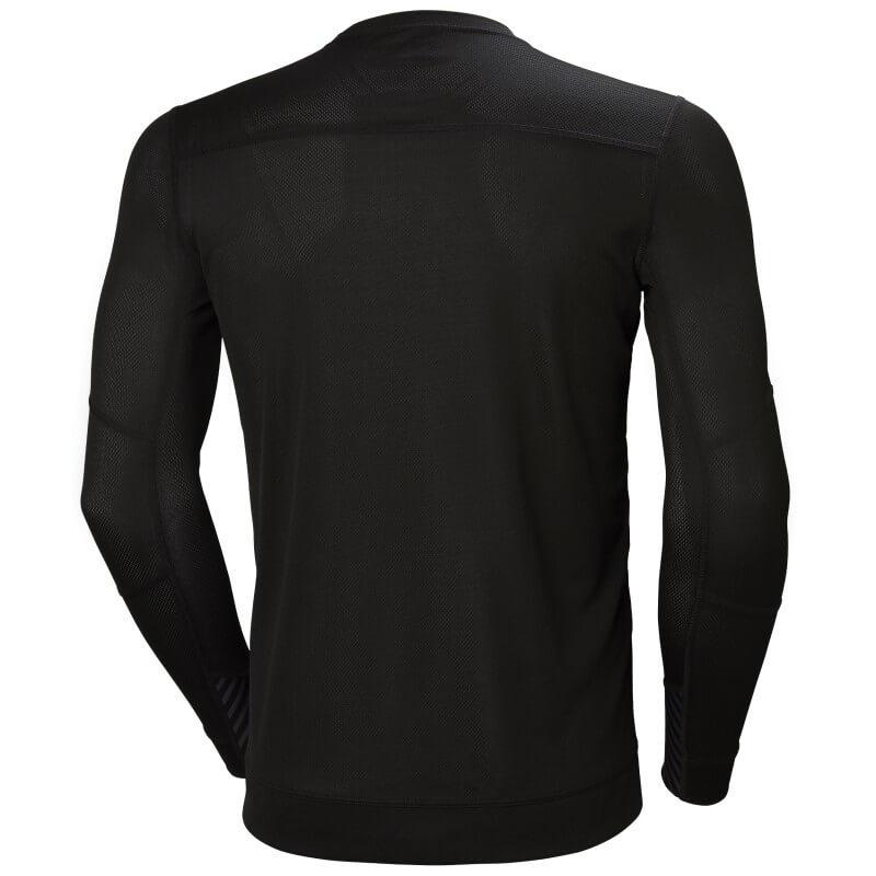 Apatiniai marškinėliai HELLY HANSEN Lifa Crewneck, juodi 3XL